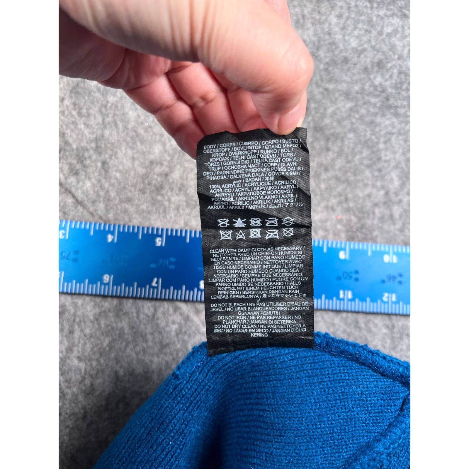 Hurley Hurley Beanie Adult One Size Blue Knit Acrylic Outdoor Ski Mens Size ONE SIZE - 8 Thumbnail