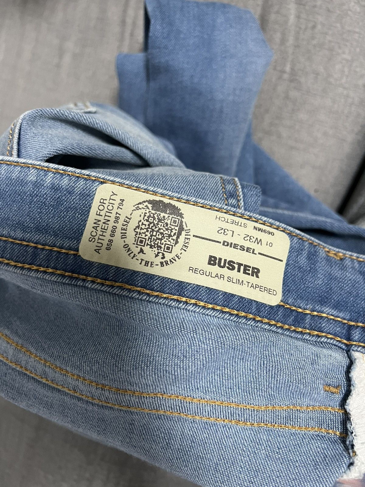 Diesel Diesel denim jeans M straigh fit light blue Size US 32 / EU 48 - 6 Thumbnail