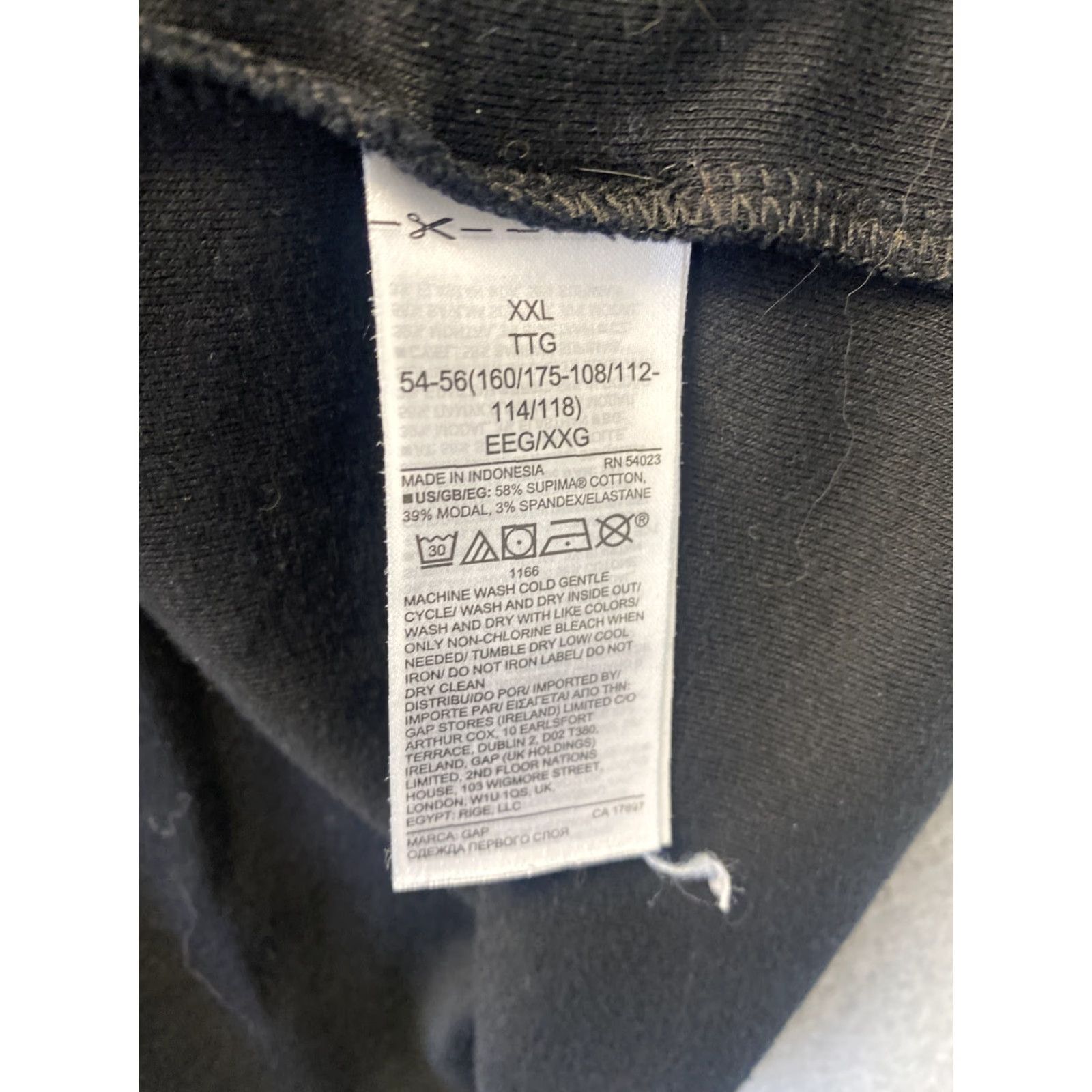Gap Gap T Shirt Womens XXL Pullover Short Sleeve V Neck Outdoor Black /109-34 Size XXL / US 16-18 / IT 52-54 - 7 Thumbnail