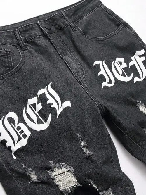 Jean Skinny ripped DRILL TRAP DRIP jeans Size US 36 / EU 52 - 3 Thumbnail