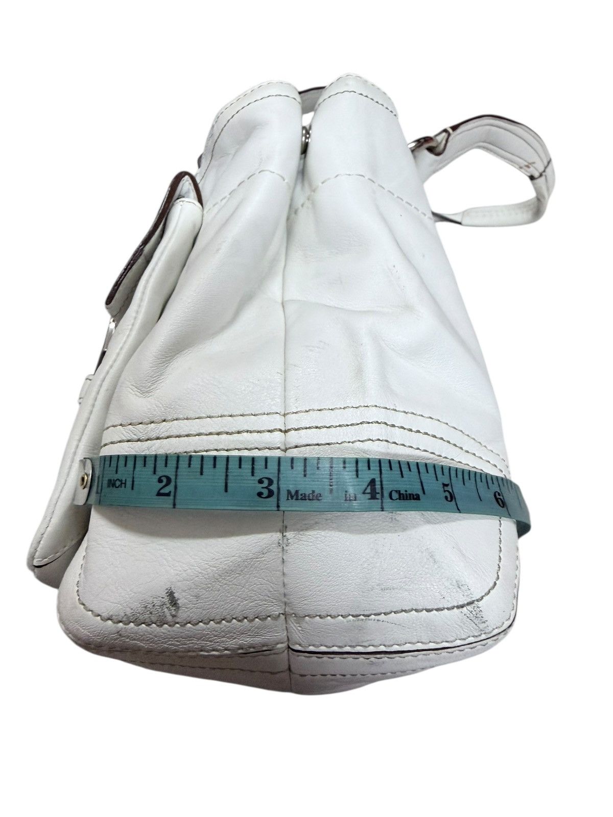 Coach Coach Hamilton Hobo Leather White Bag Size ONE SIZE - 14 Thumbnail