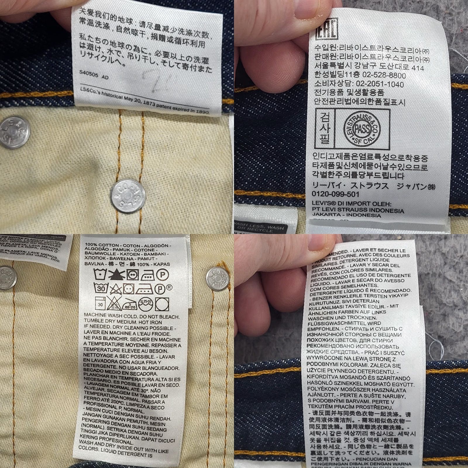 Levi's Levi’s 569 Shorts Mens 33 Denim Blue Loose Straight Leg Hiking Fishing Bermuda Casual Outdoor 90s Mens Size US 33 - 9 Thumbnail