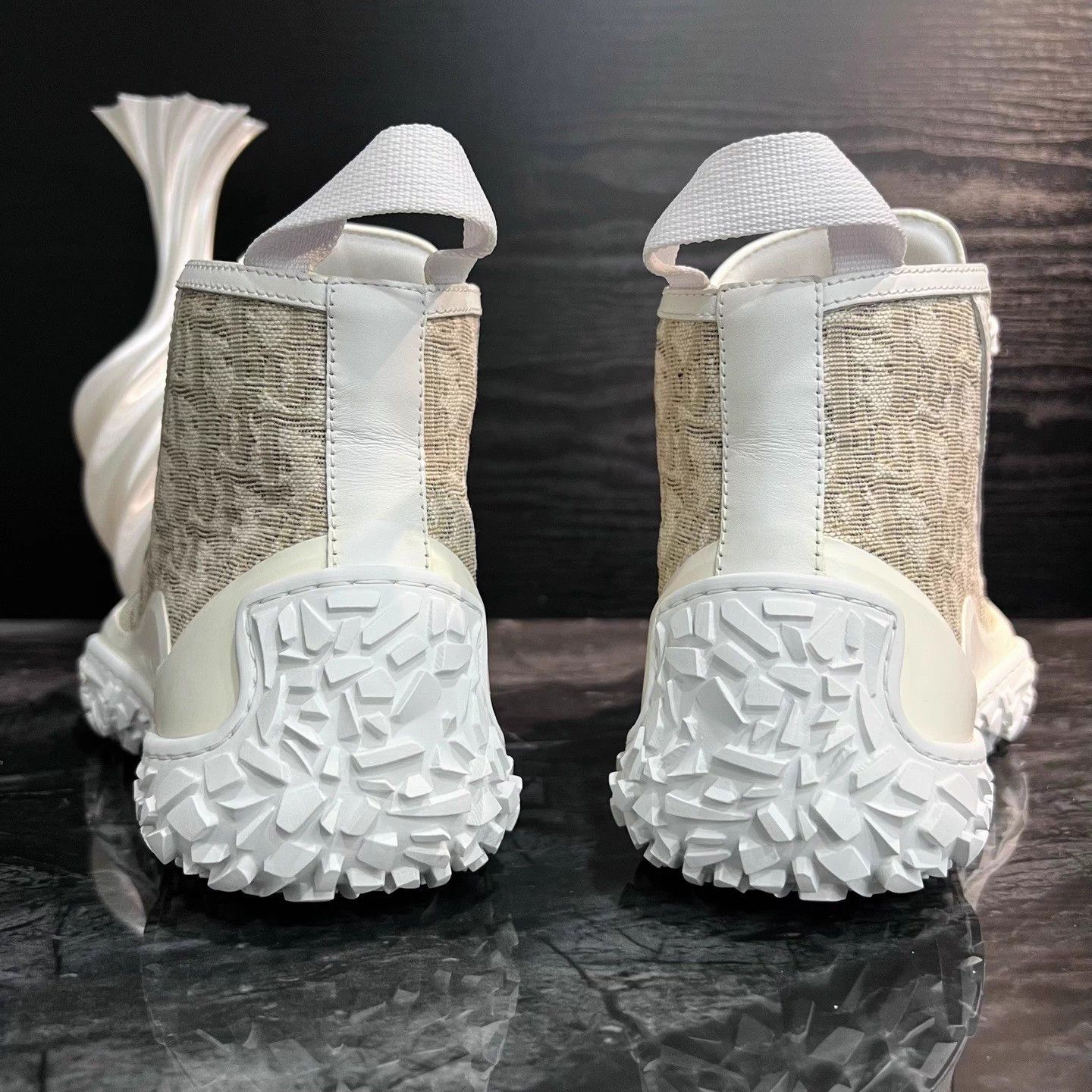 Dior Dior All Over Print Mountaineering Boots EU40 Taupe Mint Size US 9 / IT 39 - 4 Thumbnail