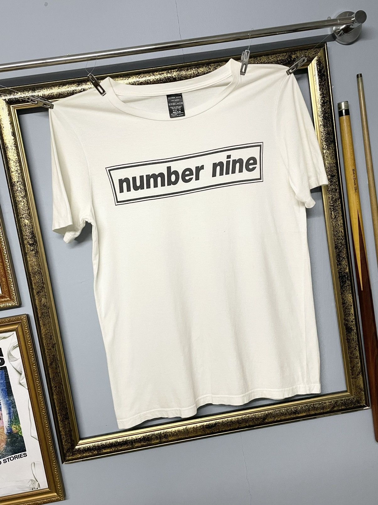 Number (N)ine Vintage Japan Designer Number (N)ine Iconic Bog Logo Tshirt Size US M / EU 48-50 / 2 - 2 Thumbnail