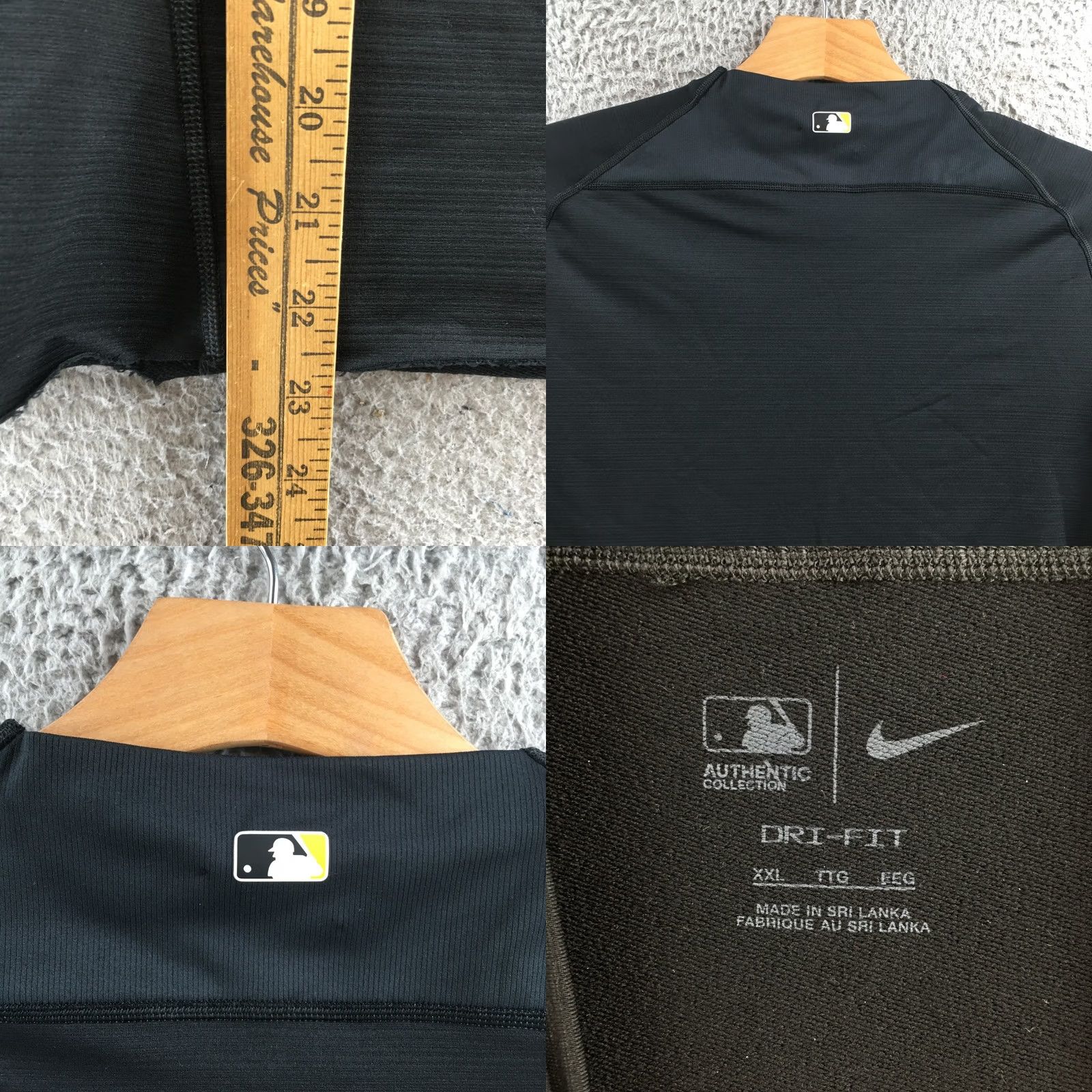 Nike Nike MLB Pittsburgh Pirates Tops Womens XXL Black DriFit Cropped Athletic TShirt Size XXL / US 16-18 / IT 52-54 - 8 Thumbnail