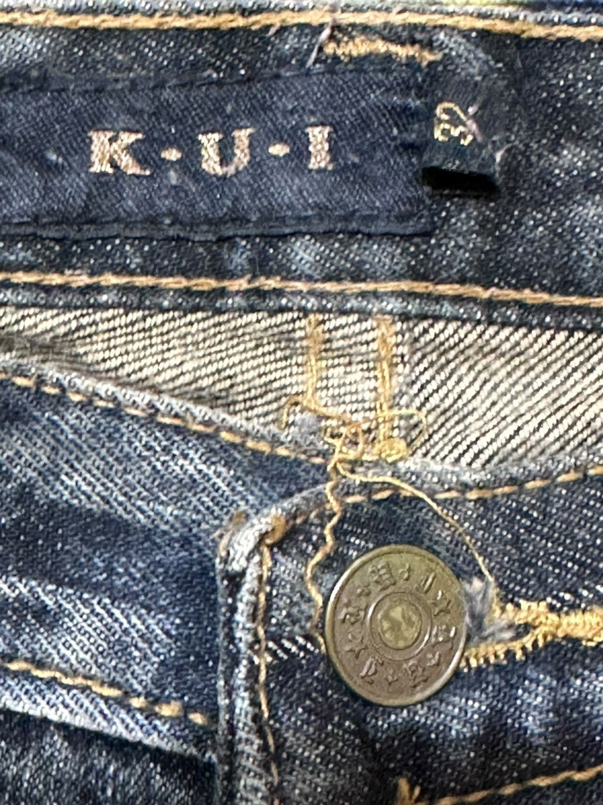 Junya Watanabe Vintage K.U.I Flare Bootcut Grunge Distressed Denim Size US 32 / EU 48 - 9 Thumbnail