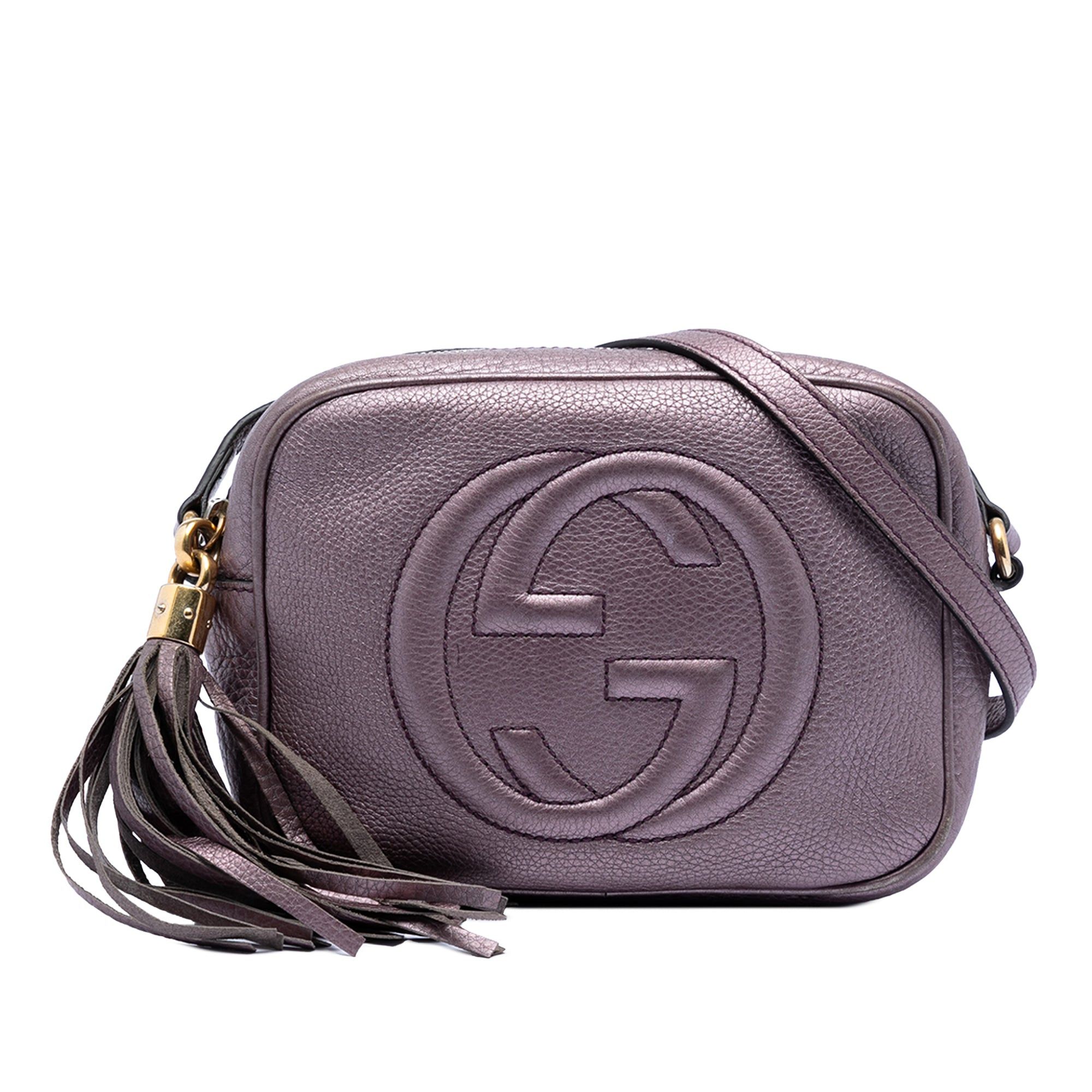 Gucci Metallic Leather Soho Disco Crossbody Size ONE SIZE - 1 Thumbnail