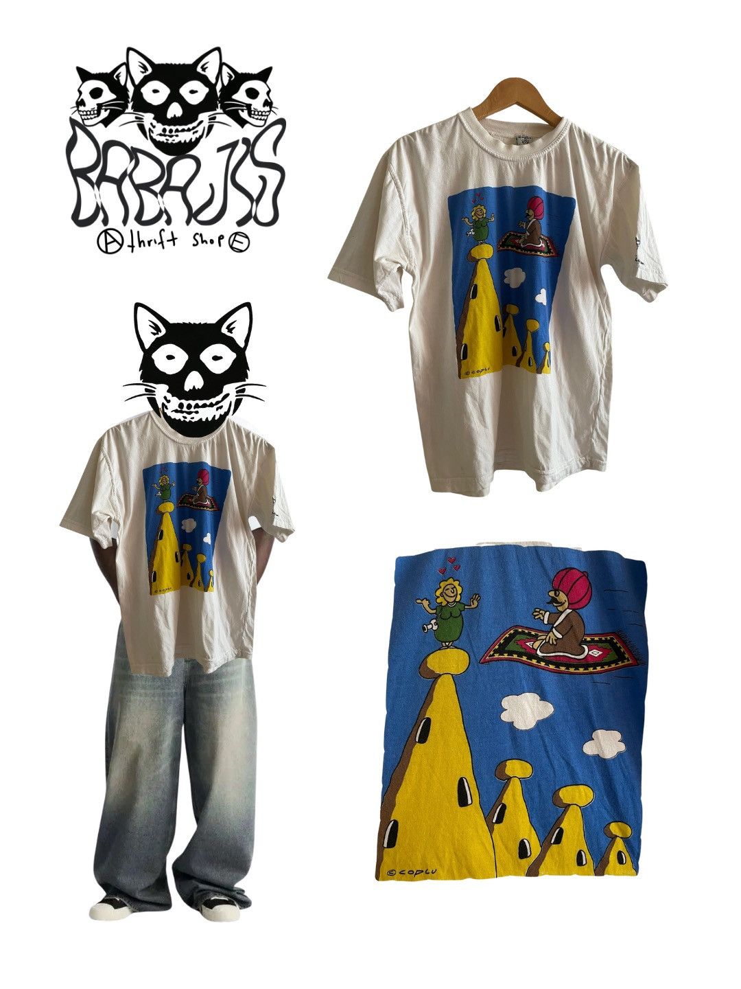 Other Vintage Coplu Magic Carpet Graphic Tee Size US M / EU 48-50 / 2 - 1 Thumbnail