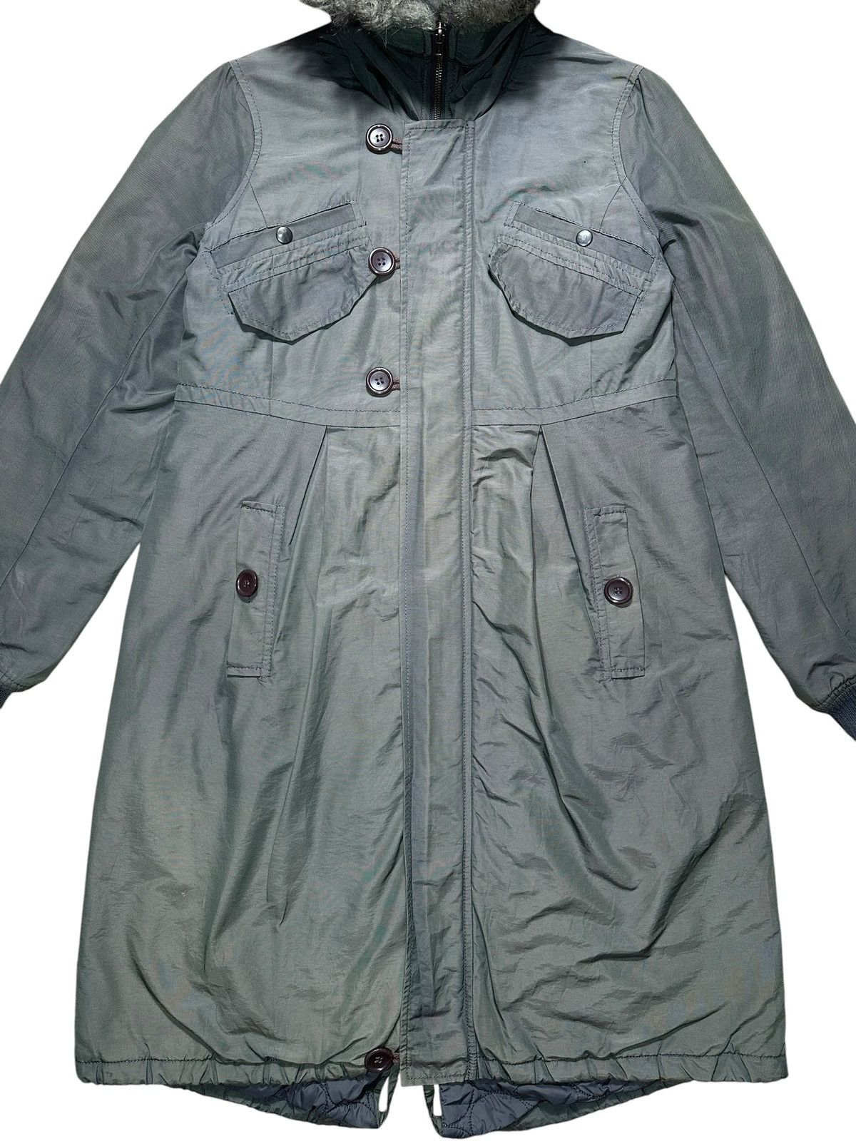 French Connection French Connection parka coat faux fur trimmed hood Size US M / EU 48-50 / 2 - 3 Thumbnail