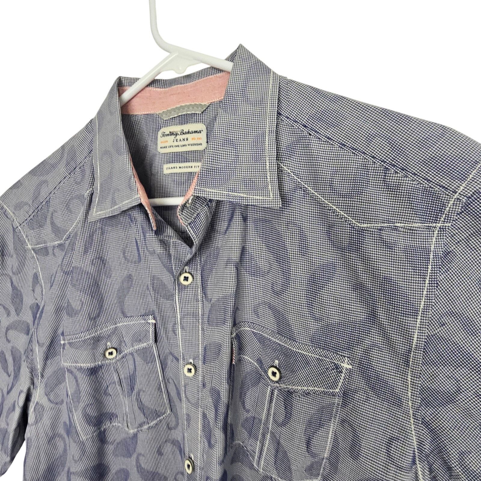 Tommy Bahama Tommy Bahama Island Mens Paisley Print Western Shirt Sz L Size US L / EU 52-54 / 3 - 5 Thumbnail