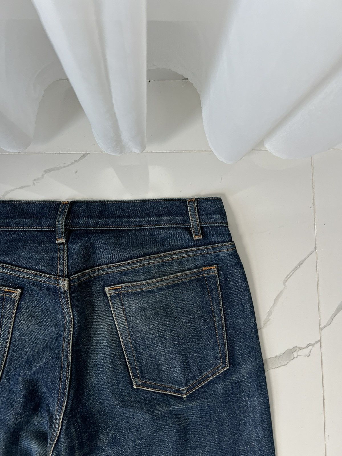 A.P.C. × Vintage 90's APC NEW CURE H SLIM JEAN TRES ETROIT Y2K Size US 30 / EU 46 - 7 Thumbnail