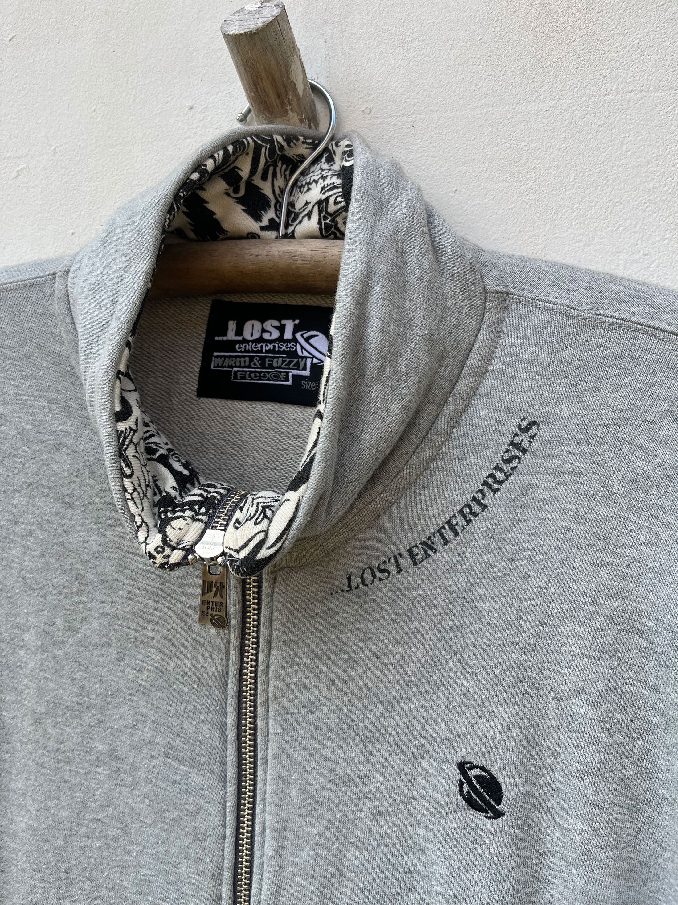 Lost Enterprises Lost Enterprise Snowboarding Sk8 Heavy Zipper Sweater Size US L / EU 52-54 / 3 - 2 Thumbnail
