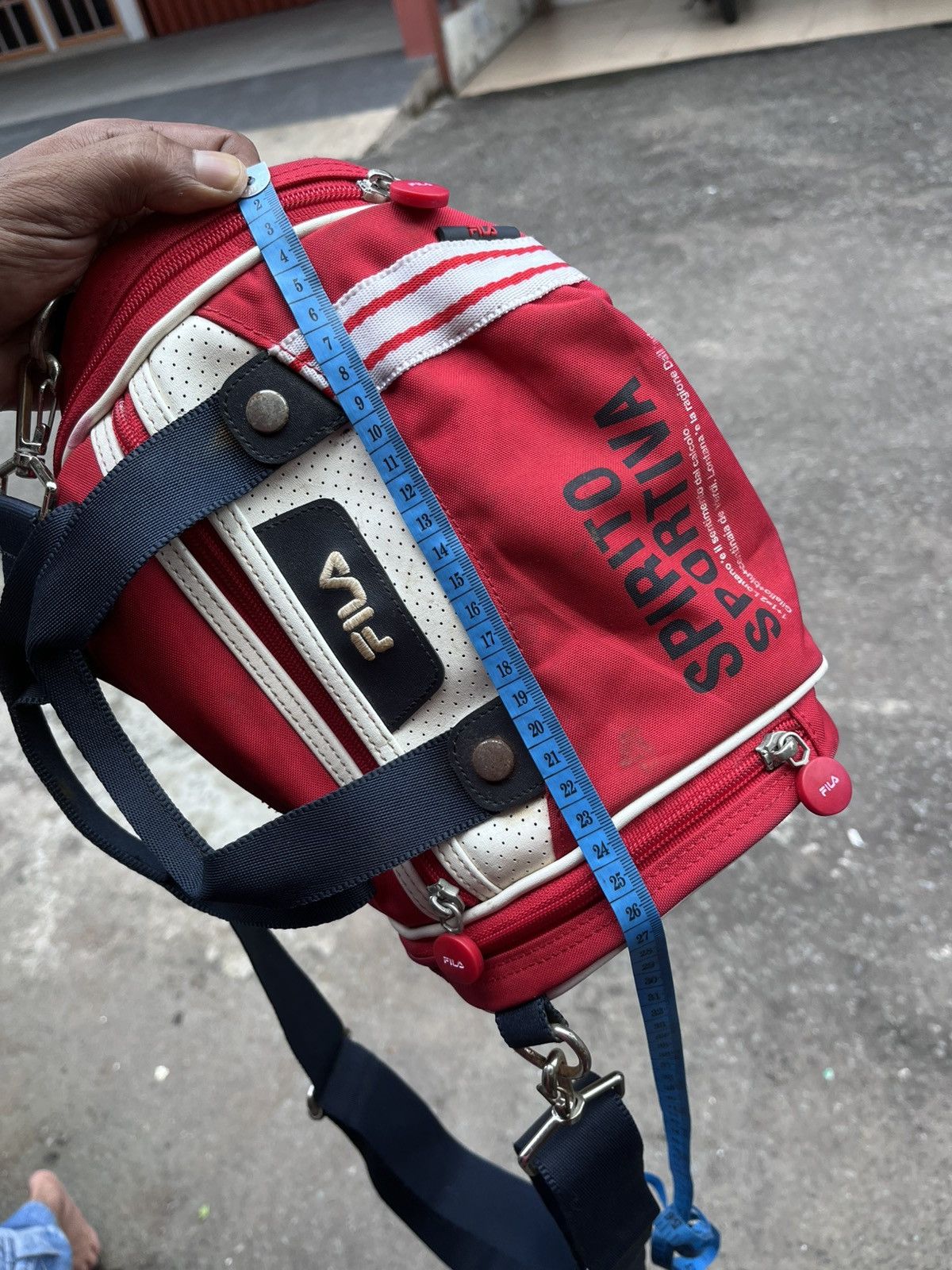 Fila VTG 2007 Fila "Spirito Sportivo" Mini Duffle Sling Bag Y2K Size ONE SIZE - 22 Thumbnail