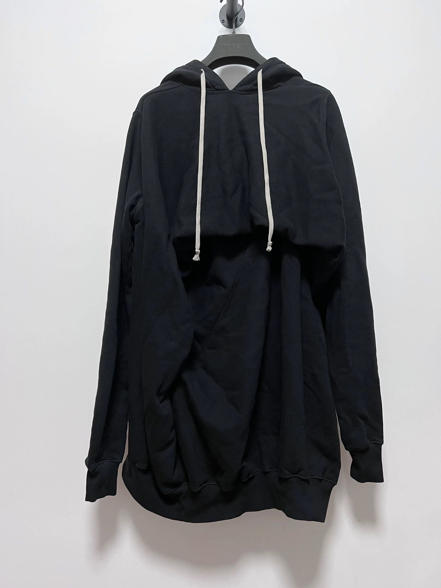 Rick Owens Rick Owens Structured Black Hoodie Size US M / EU 48-50 / 2 - 1 Thumbnail