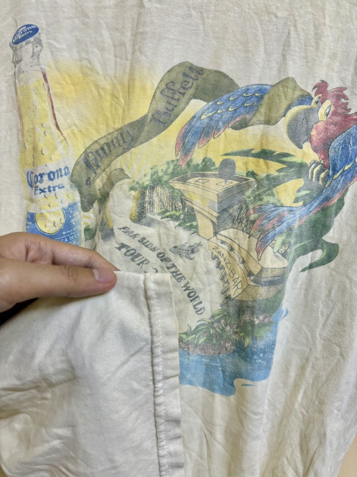 Band Tees Vintage Jimmy Buffett Band Tour 2002 Far Side Of The World Size US L / EU 52-54 / 3 - 10 Thumbnail