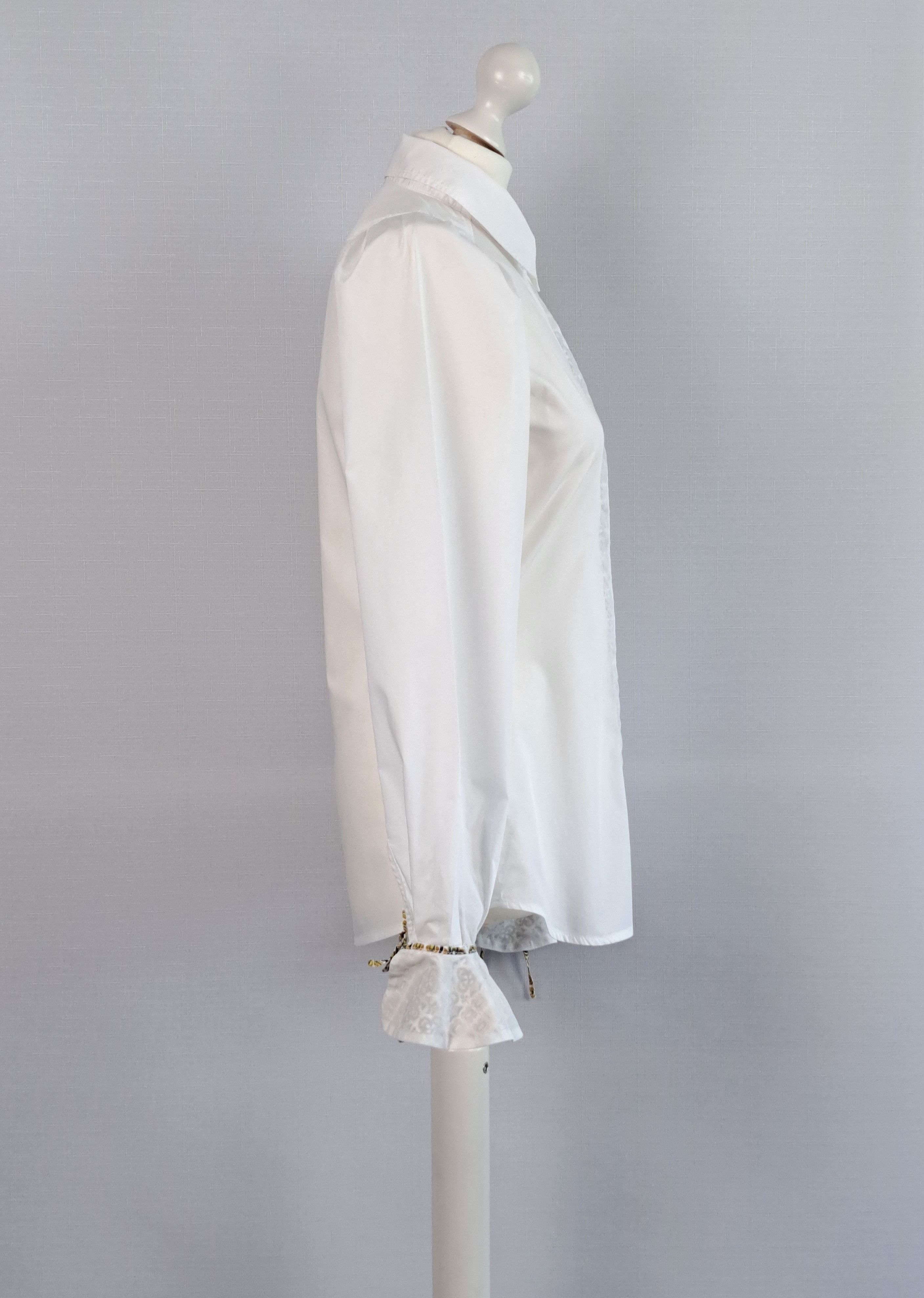 Just Cavalli Just Cavalli elegant cotton button up shirt. Size 42IT Size M / US 6-8 / IT 42-44 - 2 Thumbnail