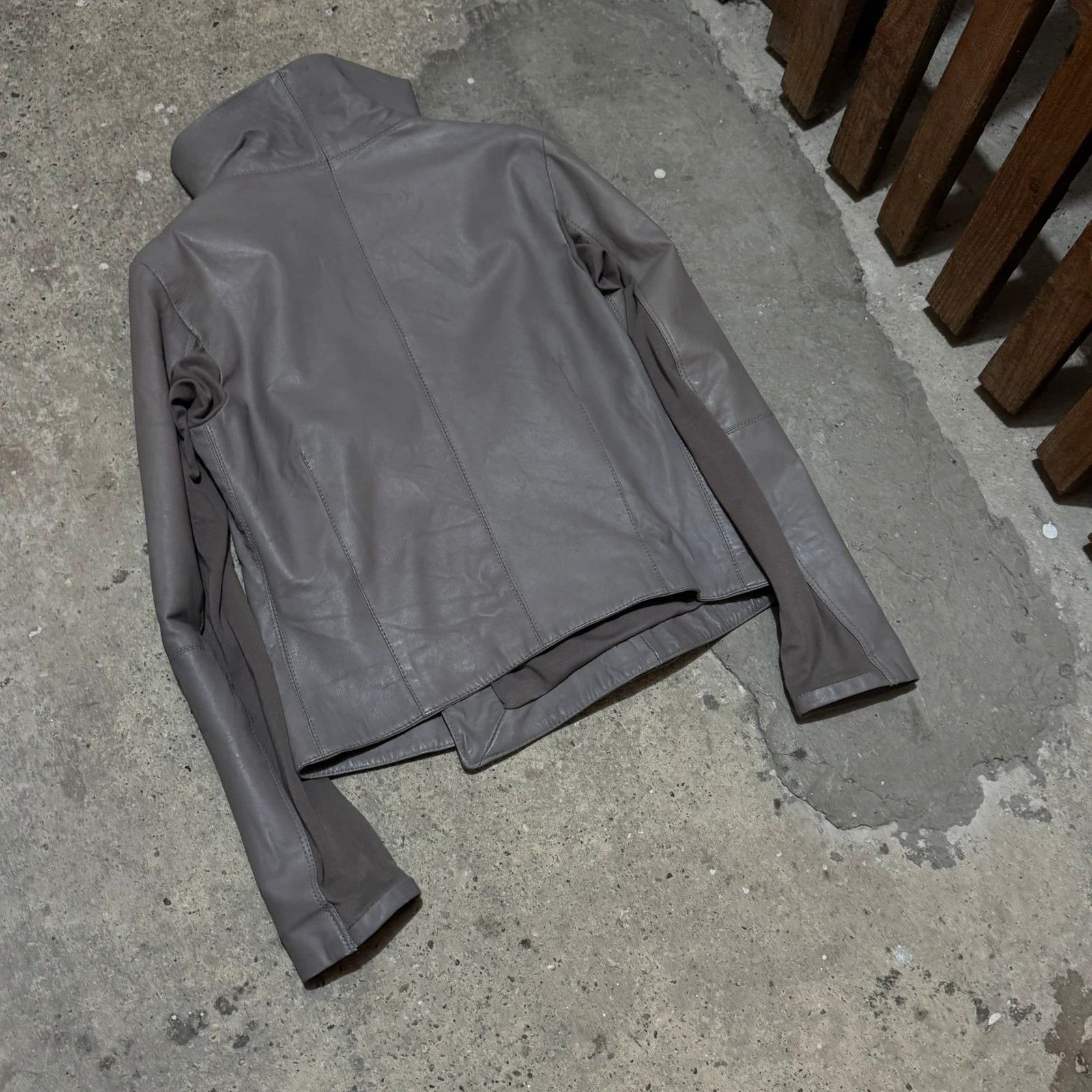 Other Rick Owens style leather jacket Size S / US 4 / IT 40 - 14 Thumbnail
