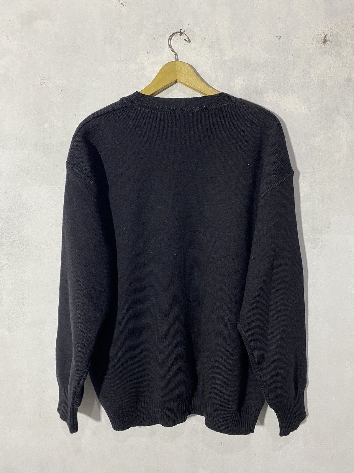 Celine Vintage Celine Black Crest Cardigan Gold Button Size US M / EU 48-50 / 2 - 3 Thumbnail