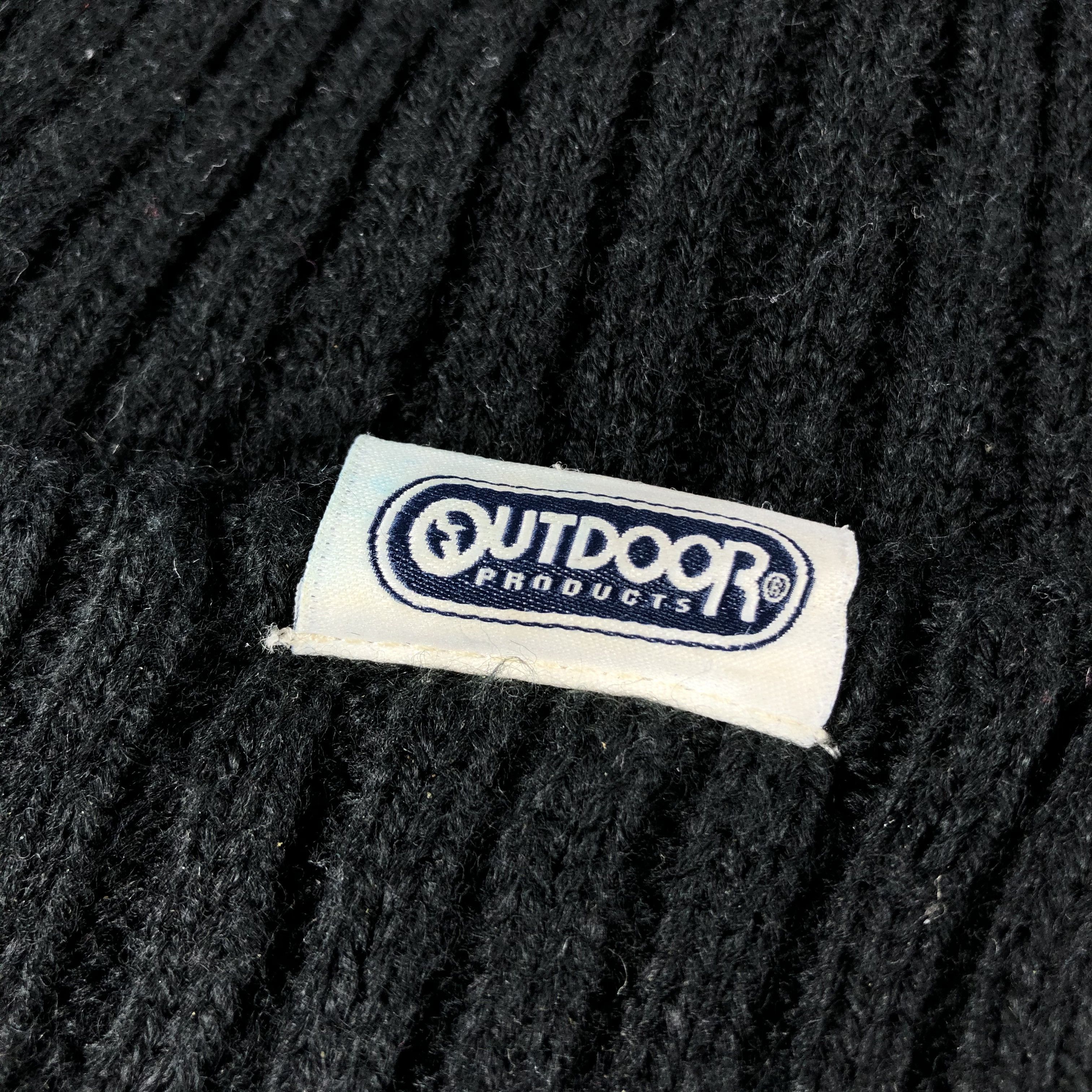 Vintage Outdoor Minimalist Black Beanie Snow Hat Snow Cap -D831 Size ONE SIZE - 4 Thumbnail