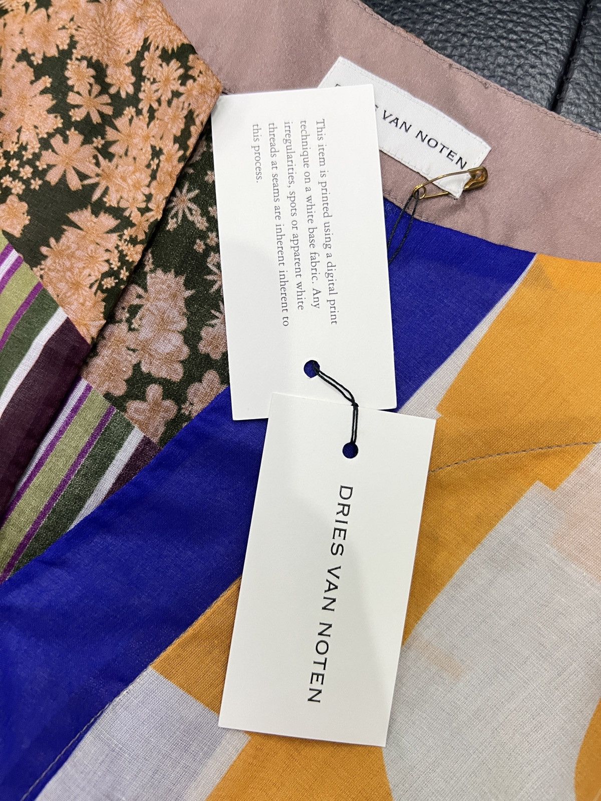 Dries Van Noten Dries Van Noten SS23 Patchwork Print Kaftan Dress Size ONE SIZE - 19 Thumbnail