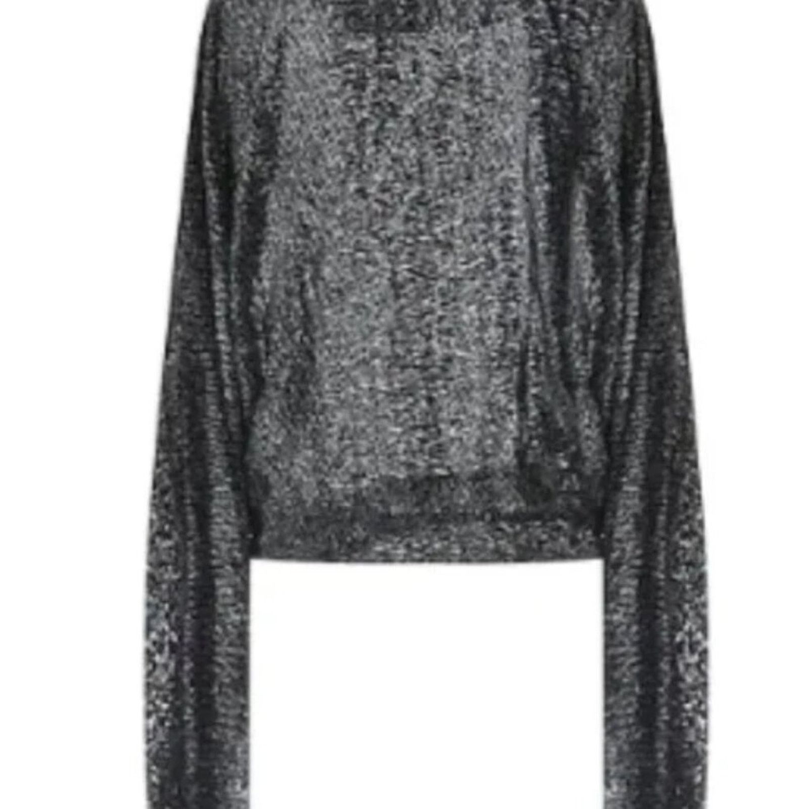 The Attico The Attico Woven Long Sleeve Blouse Black size 8 Size M / US 6-8 / IT 42-44 - 8 Thumbnail