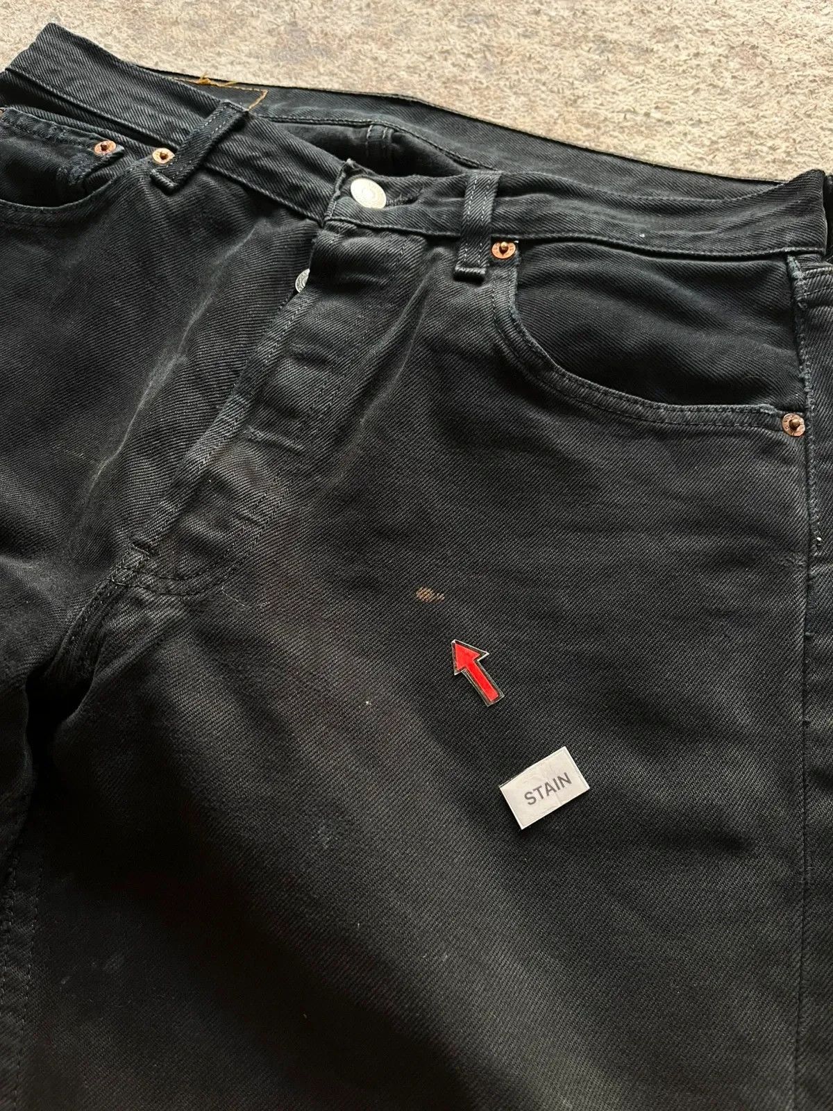 Levi's Levi's 501 Sz W 32 L 32 Black Denim Jeans Rare Size US 34 / EU 50 - 12 Thumbnail