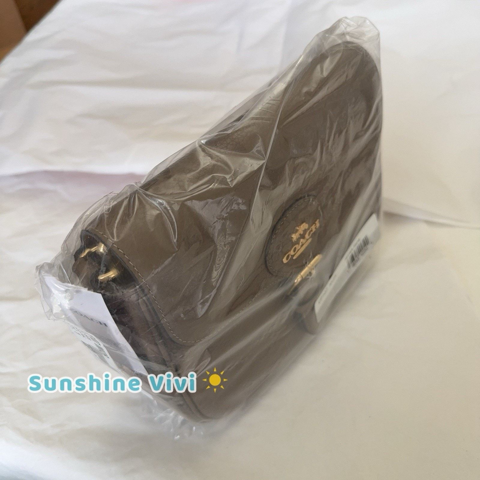 Coach NWT COACH Amelia Saddle Bag Shoulder CP107 Gold/Dark Stone Size ONE SIZE - 7 Thumbnail