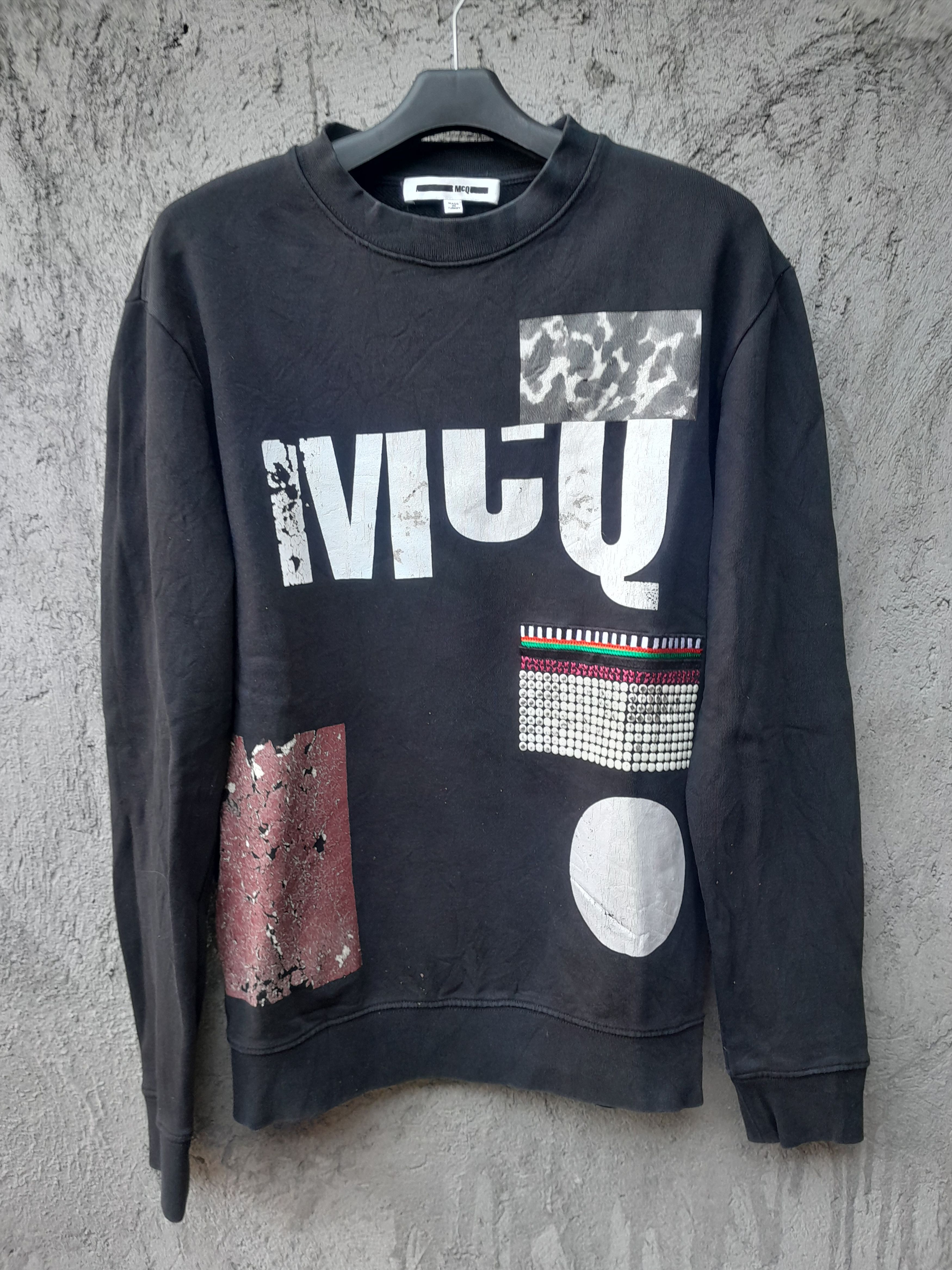 Alexander McQueen McQ Alexander McQueen Crewneck Sweatshirt Size L Black Size US L / EU 52-54 / 3 - 1 Thumbnail