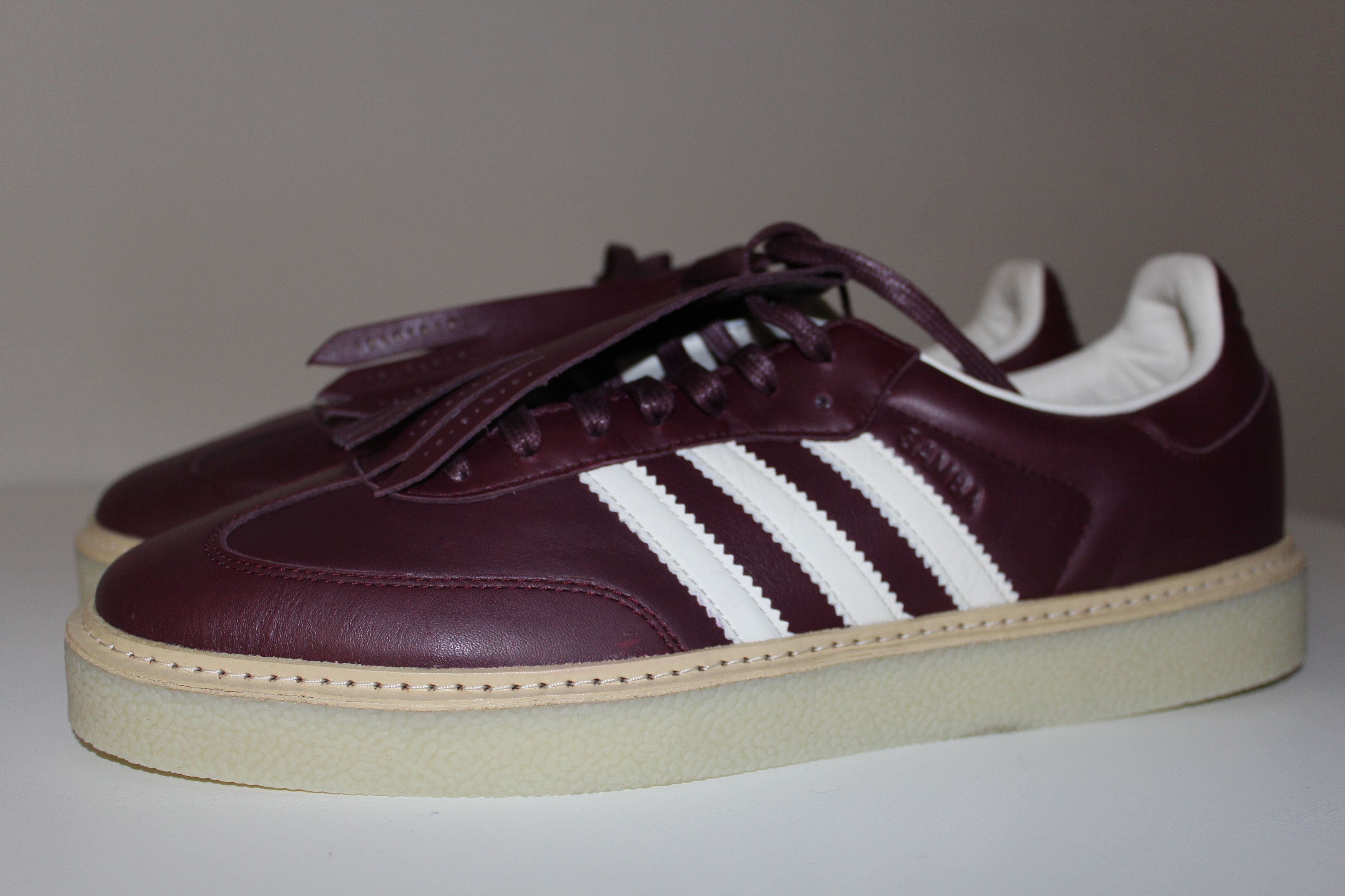 Adidas Adidas Samba Lux Maroon /Off White Men's Size 12.5 Sneakers Size US 12.5 / EU 45-46 - 2 Thumbnail