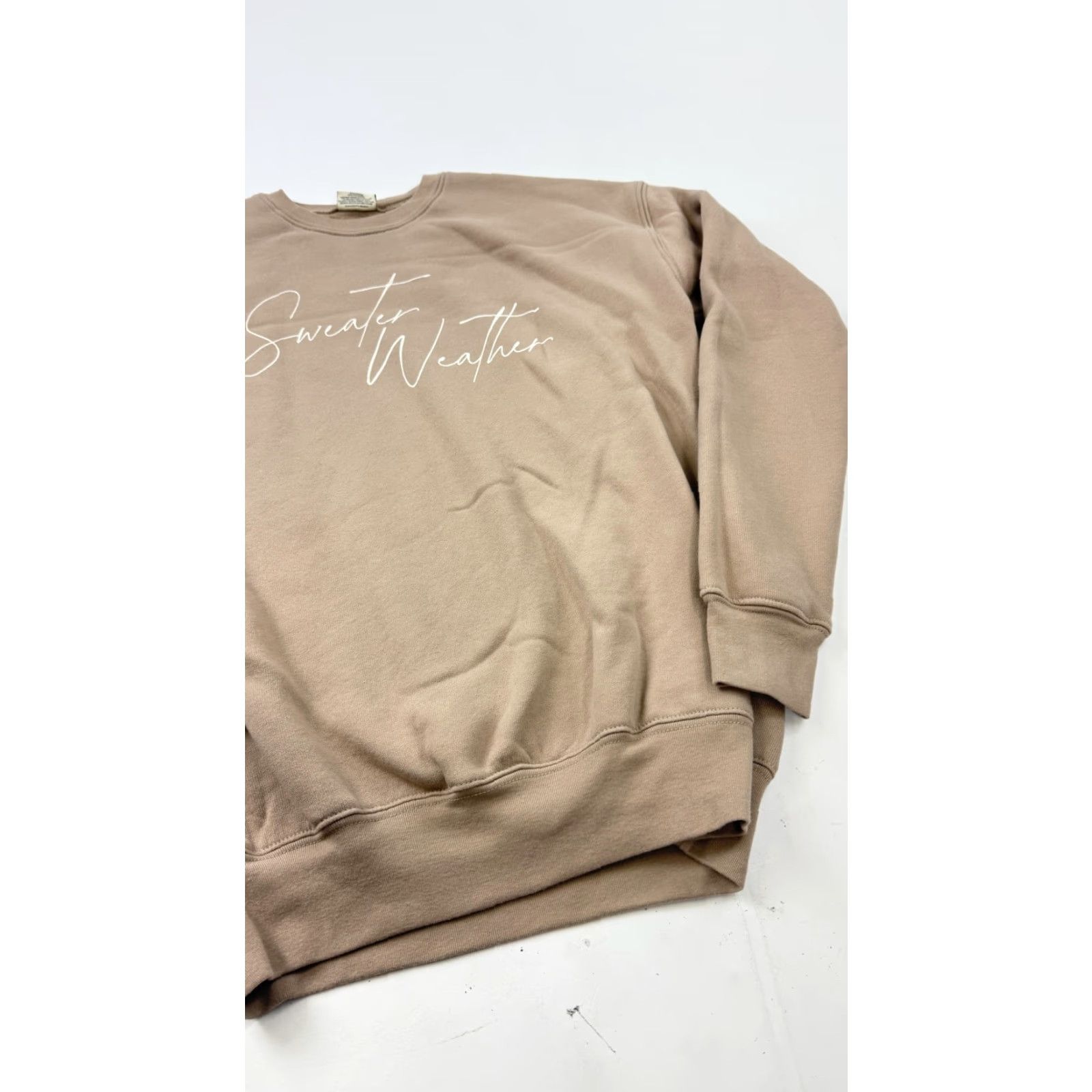 Vintage Oat Collective Sweatshirt Womens Small Brown Graphic Pullover Sweater Weather Size S / US 4 / IT 40 - 3 Thumbnail
