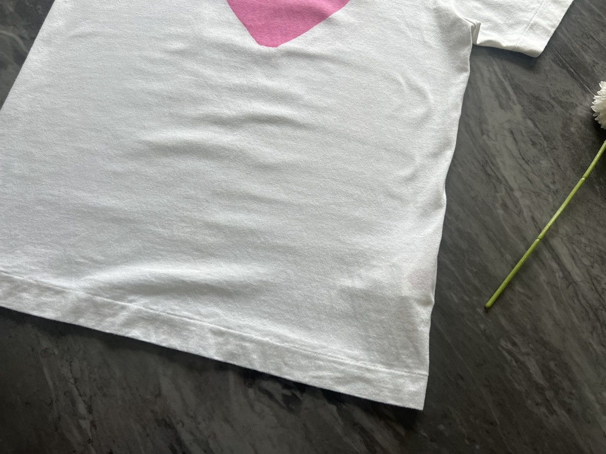 Comme des Garcons PLAY Comme de Garcons x Play : Center Pink & Red Embroider Heart Size M / US 6-8 / IT 42-44 - 4 Thumbnail