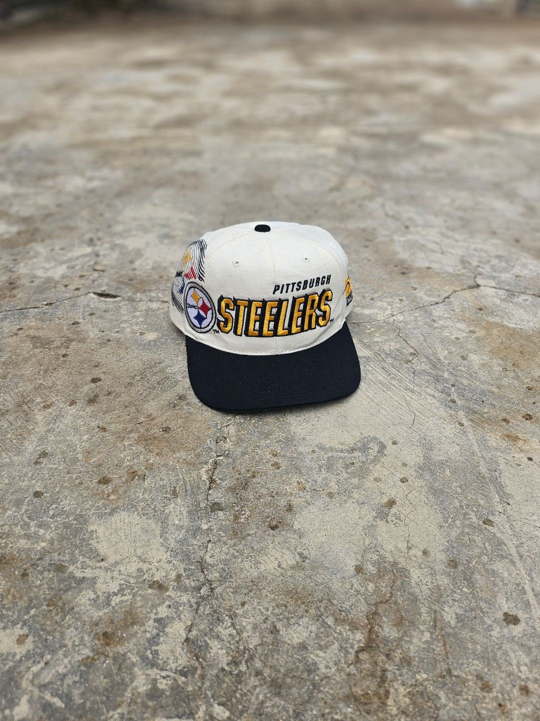 Sports Specialties Pittsburgh Steelers NFL Shadow VTG Hat Size ONE SIZE - 2 Thumbnail