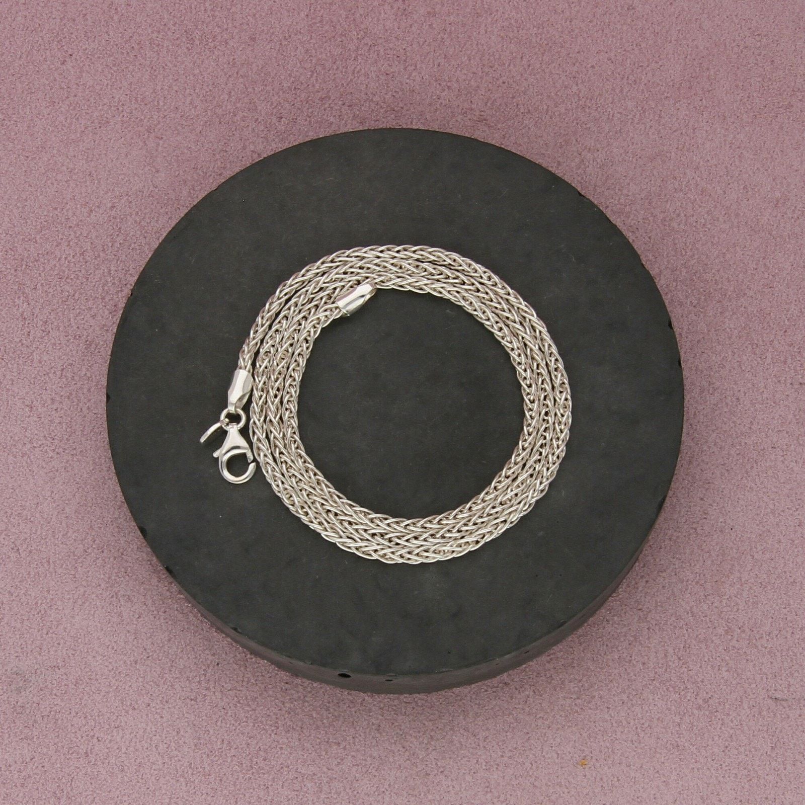 Sterling Silver sterling silver 3mm foxtail chain necklace size 20in Size ONE SIZE - 1 Thumbnail