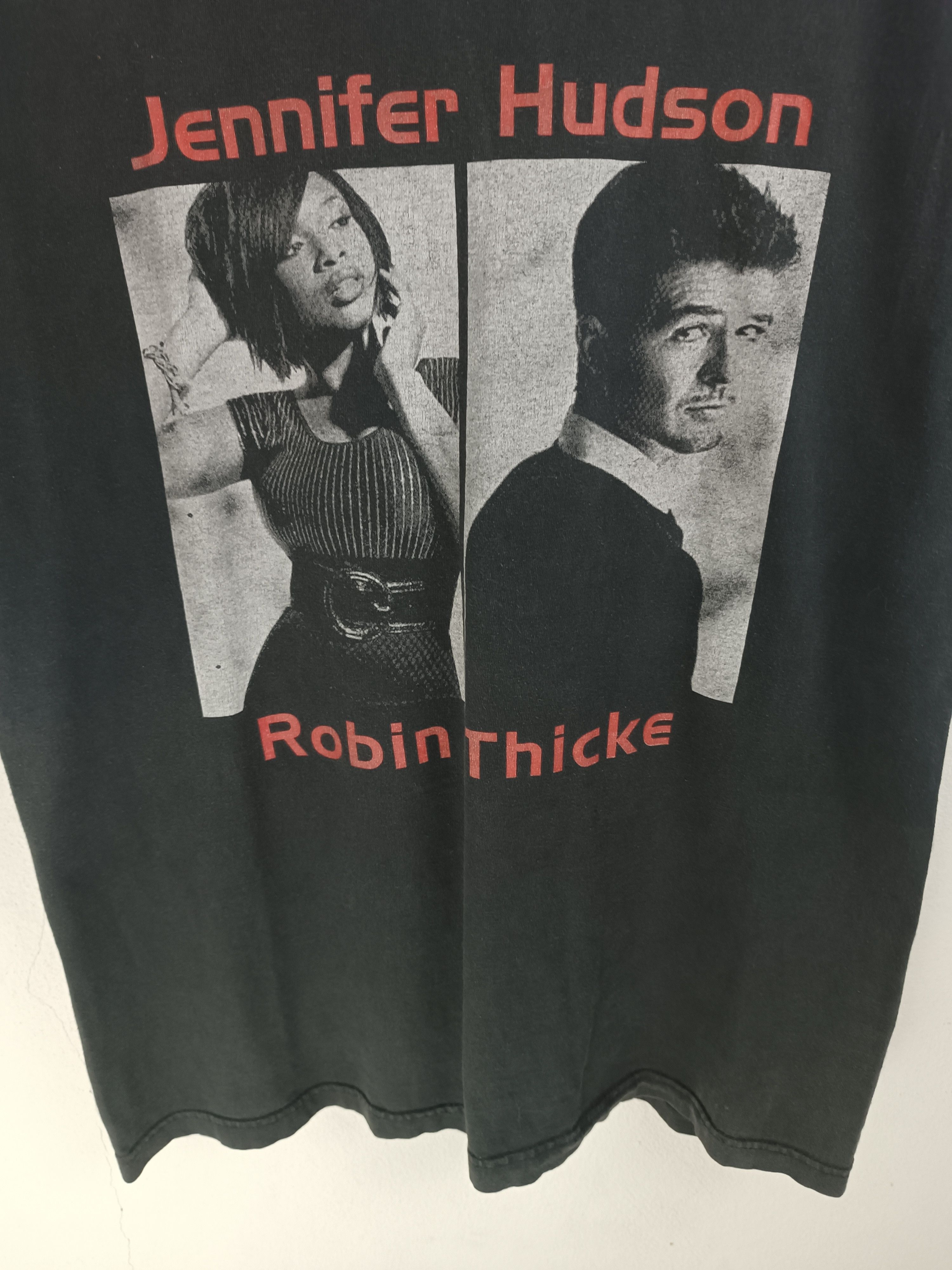Rap Tees FADED VINTAGE '09 JENNIFER HUDSON ROBIN THICKE TOU VERY RARE Size US L / EU 52-54 / 3 - 6 Thumbnail