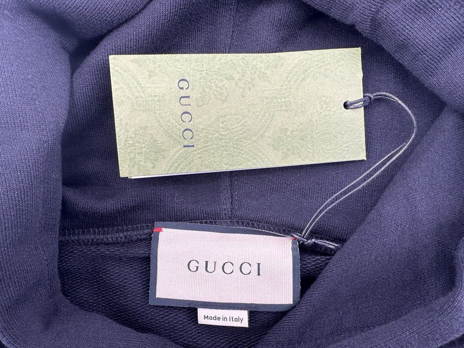 Size-M New Gucci Sweatshirt Hoodi black