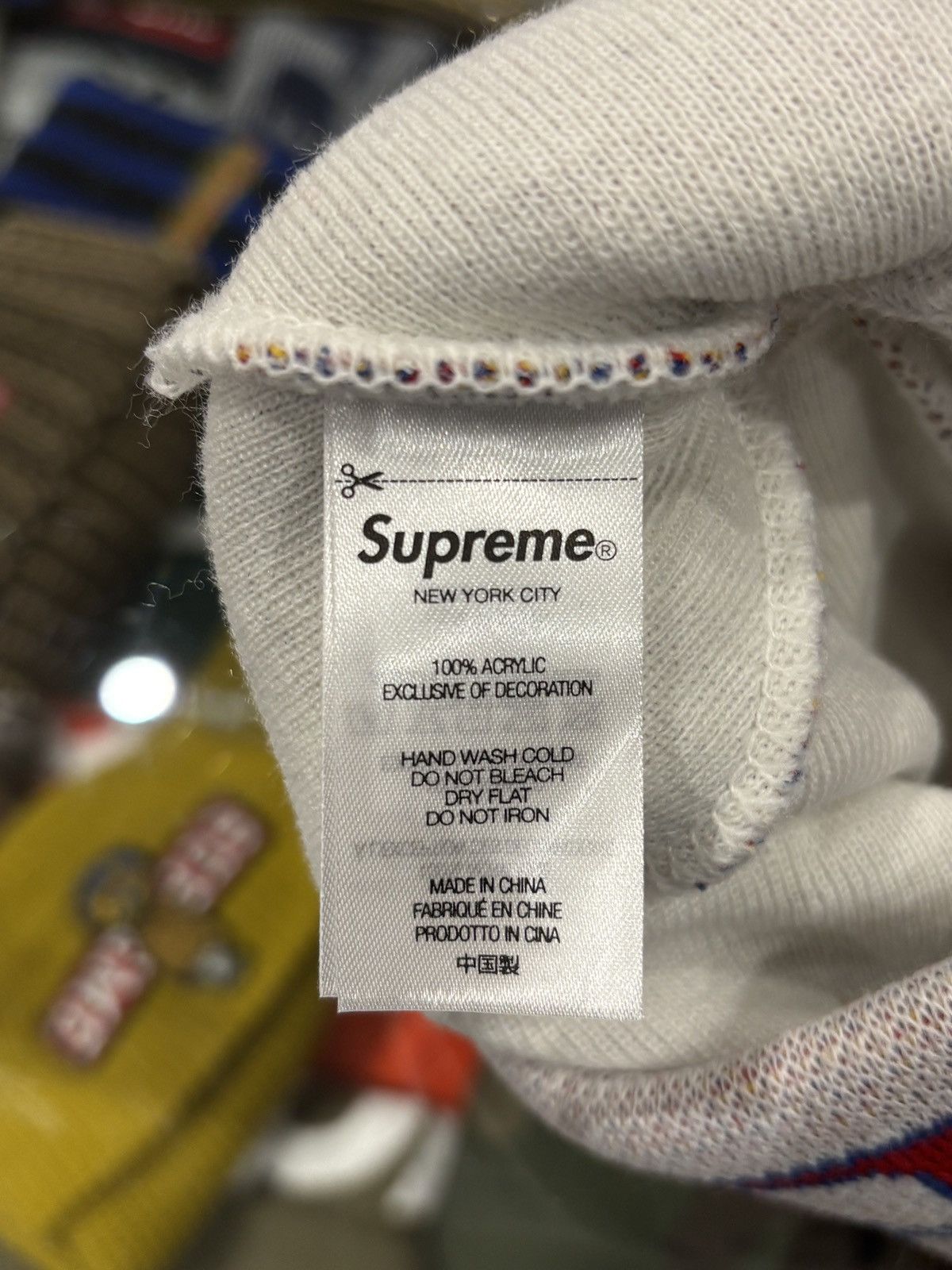 Supreme Supreme Scarf Beanie White Size ONE SIZE - 3 Thumbnail