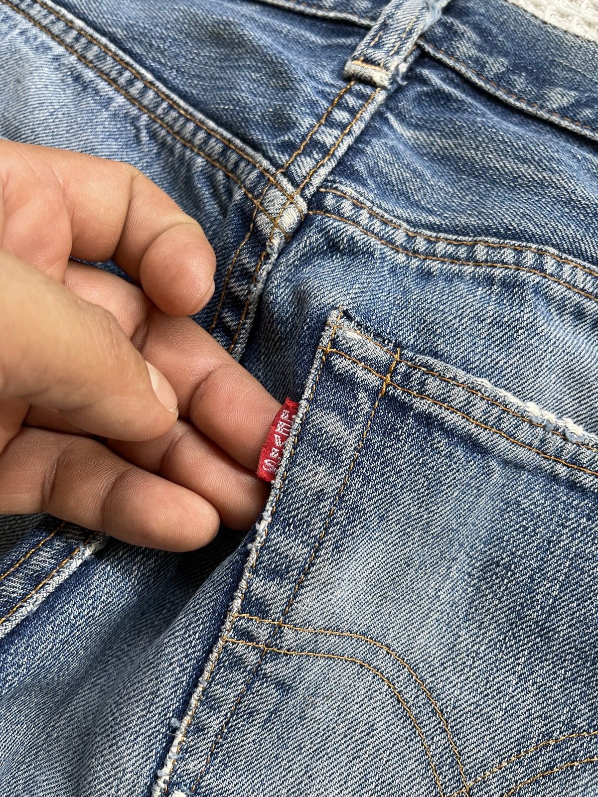 Levi's True Vintage🔥60s Levis 501 Big E Hidden Rivet Selvedge Jeans Size US 30 / EU 46 - 18 Thumbnail