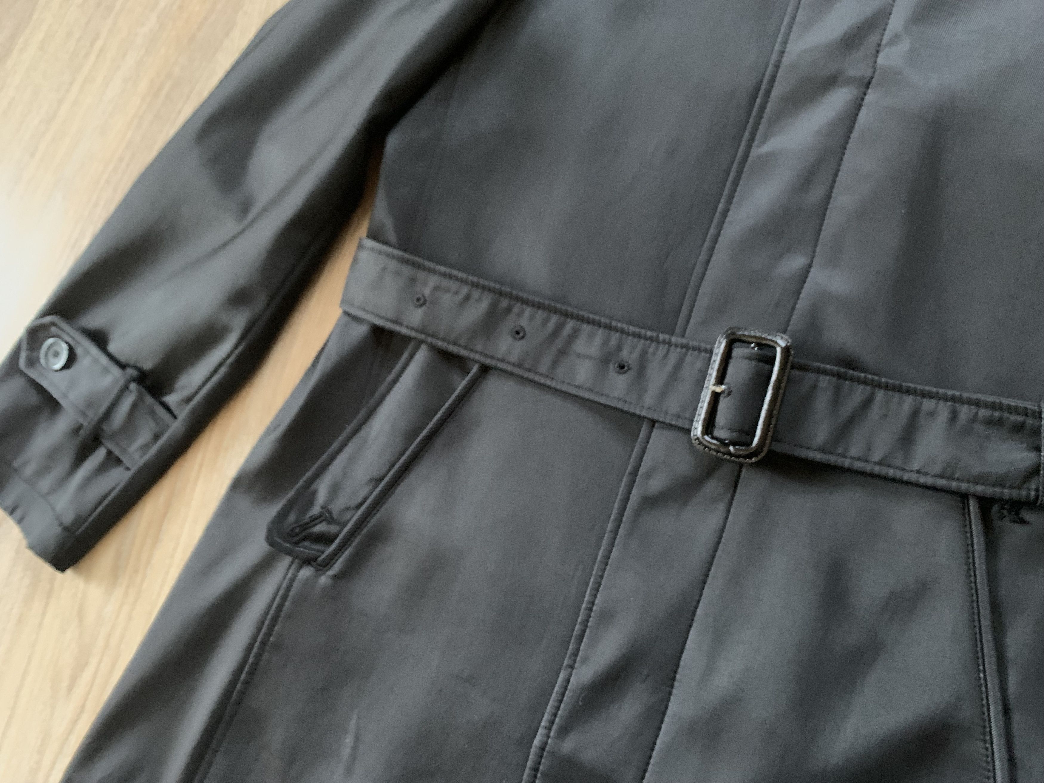 Denis Simachev × Vintage Denis Simachev Black Trench Jacket Size US L / EU 52-54 / 3 - 6 Thumbnail
