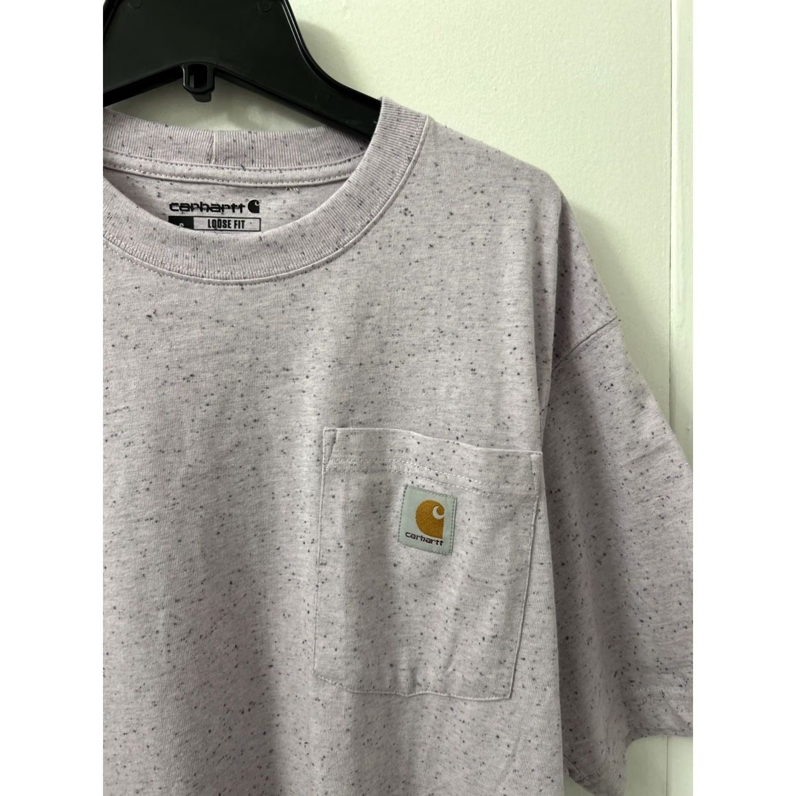 Carhartt VINTAGE Carhartt T-Shirt Mens S Purple Speckled Pocket Heavyweight S/S K87 V39 Size US S / EU 44-46 / 1 - 4 Thumbnail
