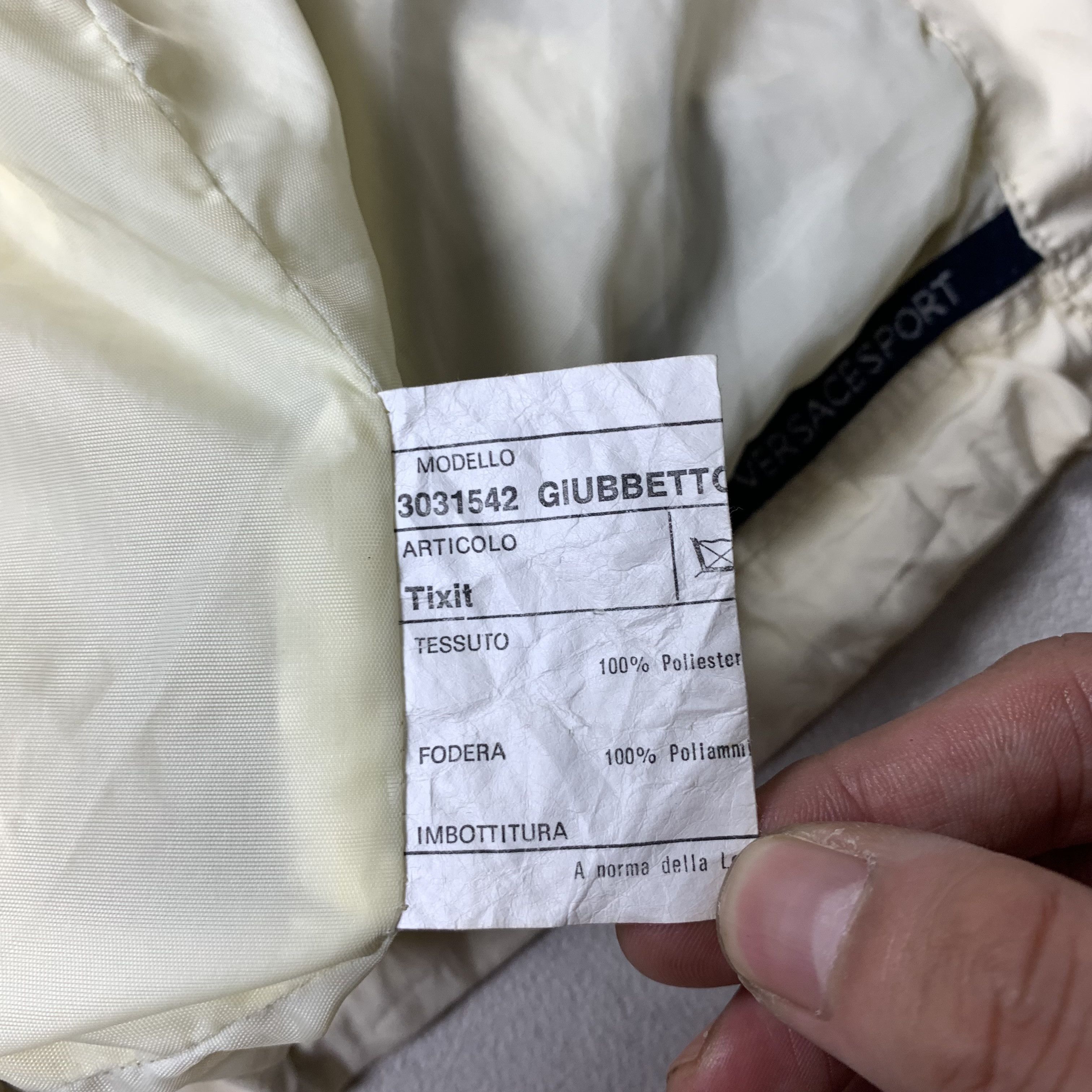 Versace 90s Versace Sport Windbreaker Jacket Size US S / EU 44-46 / 1 - 12 Thumbnail