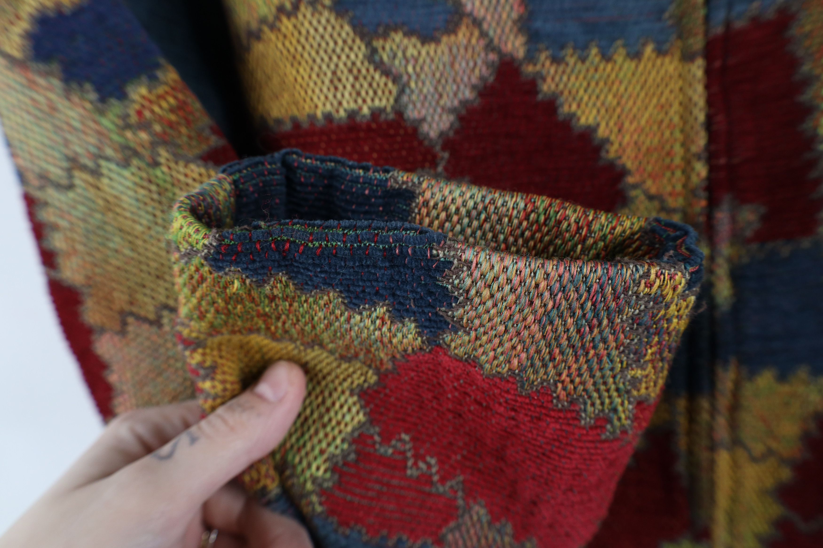 Vintage Vintage 90s Streetwear Patchwork Tapestry Full Zip Jacket Size M / US 6-8 / IT 42-44 - 4 Thumbnail