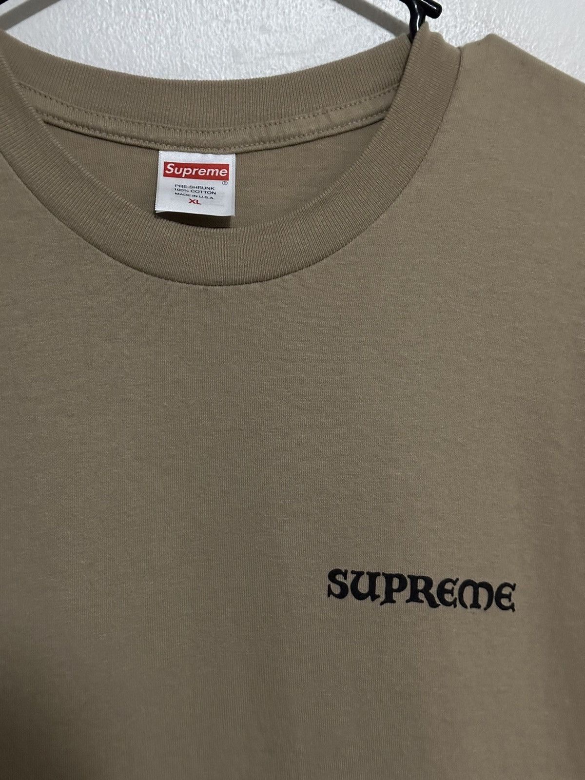 Supreme Supreme Worship Tee Size US XL / EU 56 / 4 - 4 Thumbnail