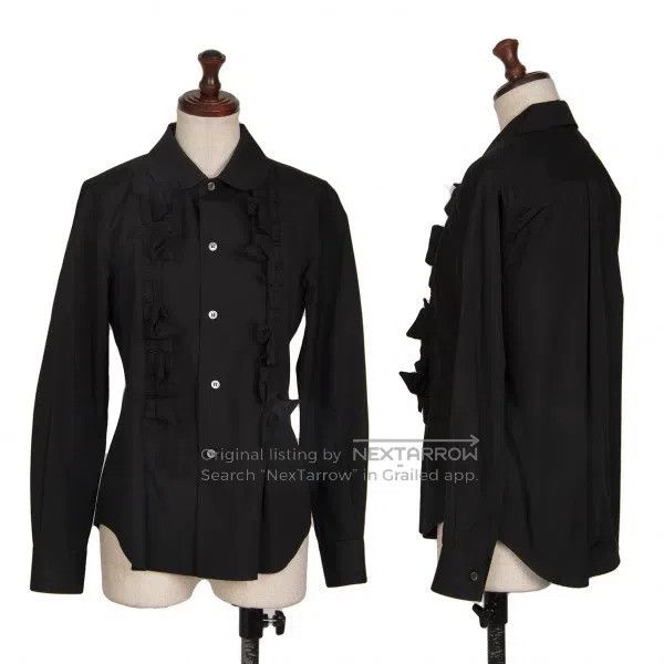 Comme des Garcons Comme Des Garcons Vintage Black Lace Shirt Top Size XS / US 0-2 / IT 36-38 - 1 Thumbnail