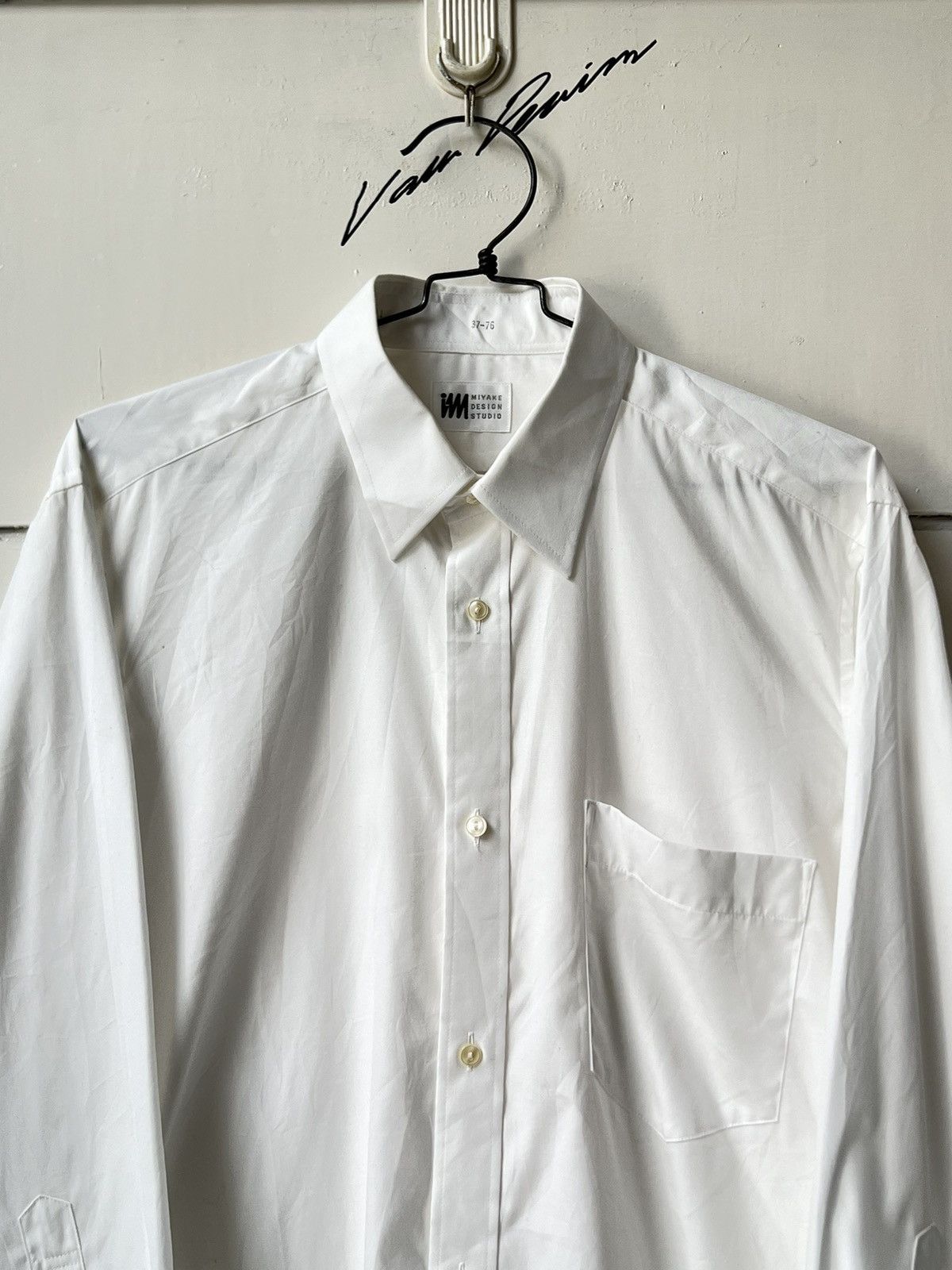 Issey Miyake IM Miyake Design Studio White Shirt Size US M / EU 48-50 / 2 - 3 Thumbnail