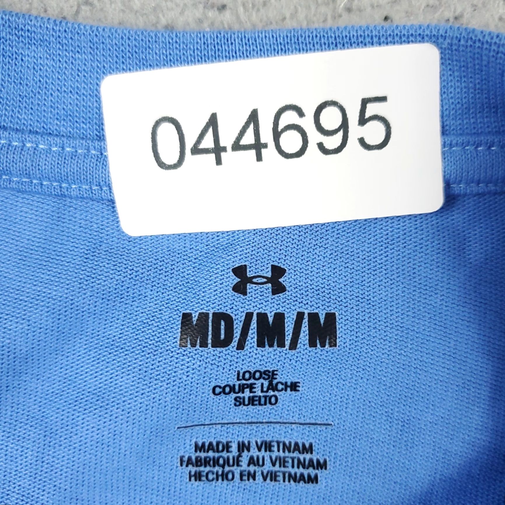 Under Armour Under Armour T Shirt Mens Medium Blue Active Wear Short Sleeve Basic Logo Crew Neck HeatGear Regular Size US M / EU 48-50 / 2 - 6 Thumbnail