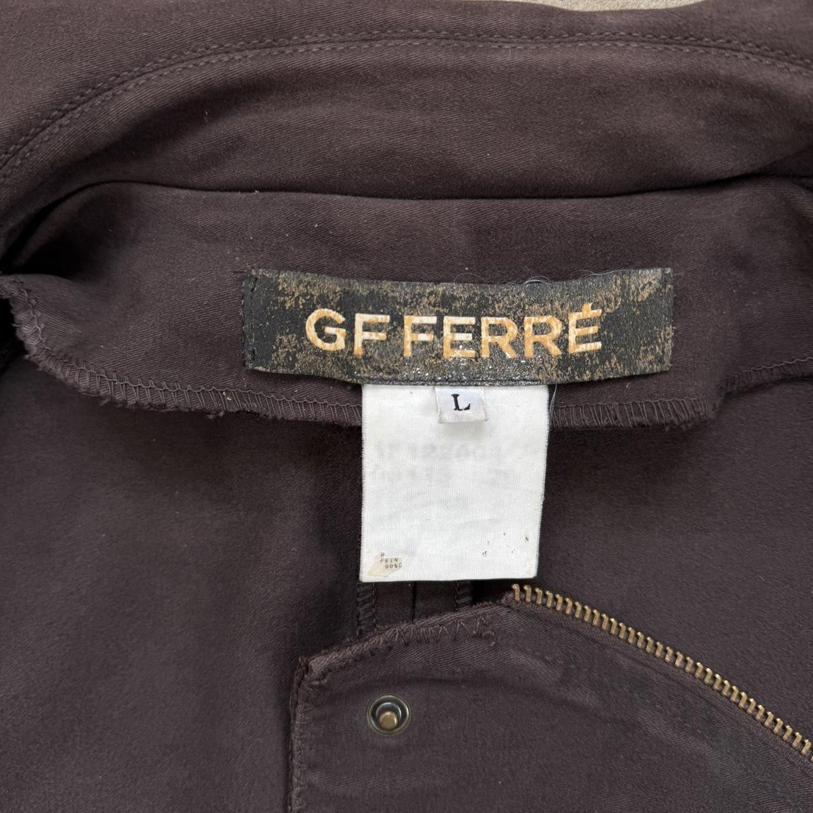 Gianfranco Ferre Gianfranco Ferre Women's Brown Coat Size L / US 10 / IT 46 - 4 Thumbnail