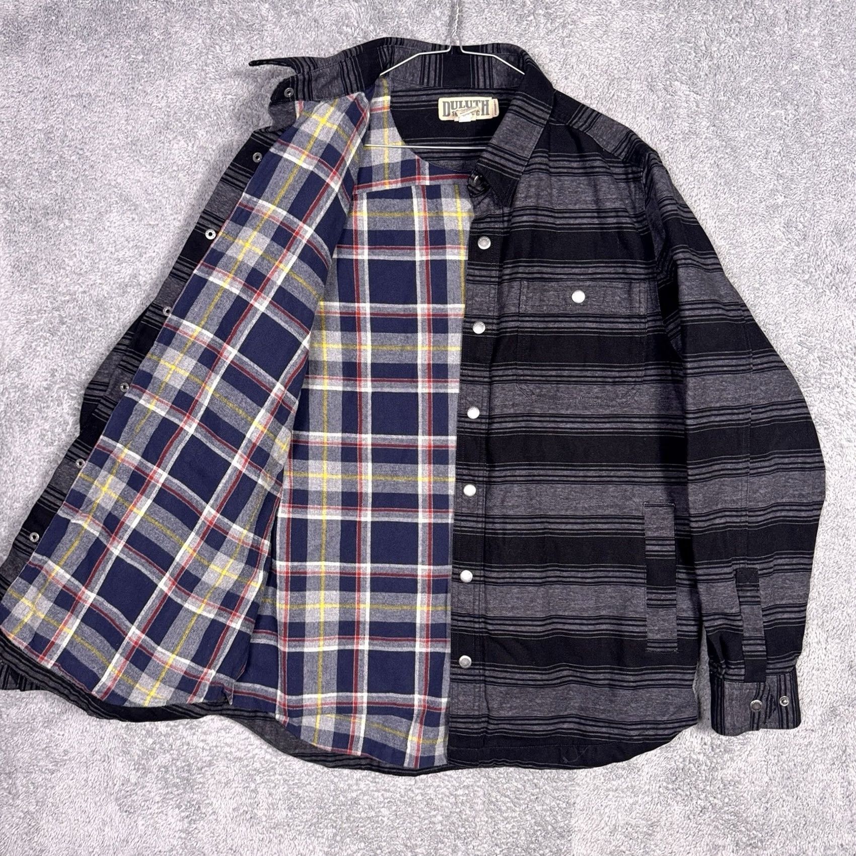 Duluth Trading Company Duluth Trading Fire Hose Jacket Mens M Plaid Utility Canvas Size US M / EU 48-50 / 2 - 2 Thumbnail