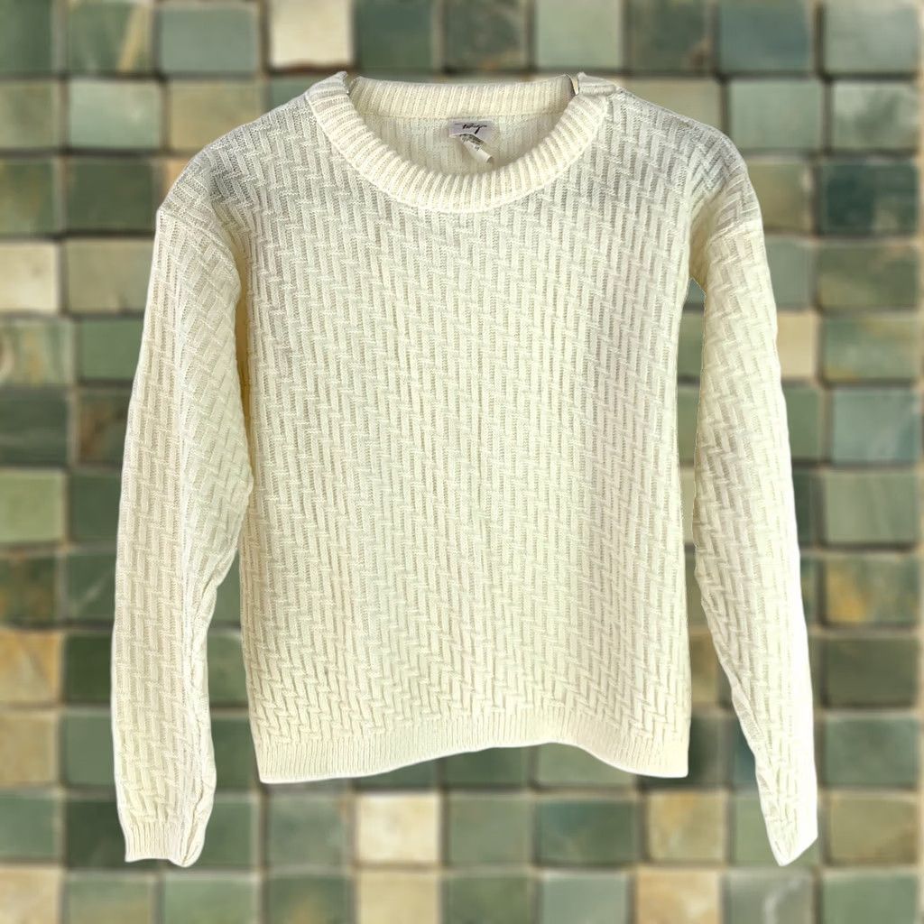 Vintage VINTAGE Rafferty Sweater Crew Acrylic Womens Small 70s Geometric Mod Cream Size S / US 4 / IT 40 - 1 Thumbnail