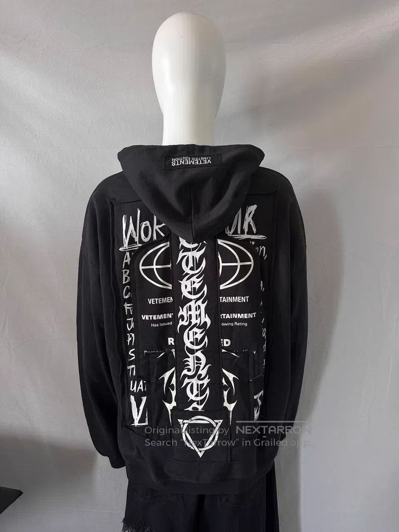 Vetements Vetements Patchwork Hoodie Size US S / EU 44-46 / 1 - 5 Thumbnail
