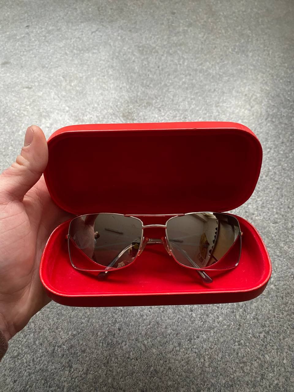Valentino × Vintage Valentino '90s Crystal Signature Rectangular Glasses OPTI Size ONE SIZE - 2 Thumbnail